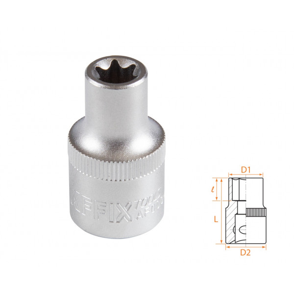 Головка торцевая TORX Е-стандарт 1/2", E11 AFFIX AF00043011