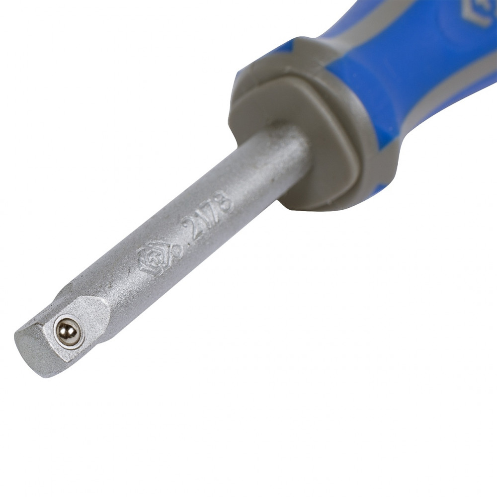 Отвертка вороток 1/4", 150 мм, двухкомпонентная ручка KING TONY 2178DF