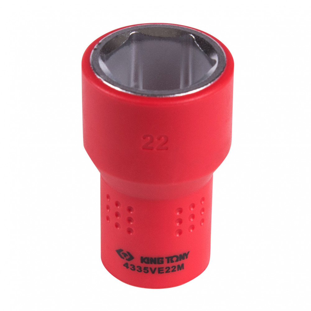 Головка торцевая диэлектрическая шестигранная 1/2", 22 мм KING TONY 4335VE22M