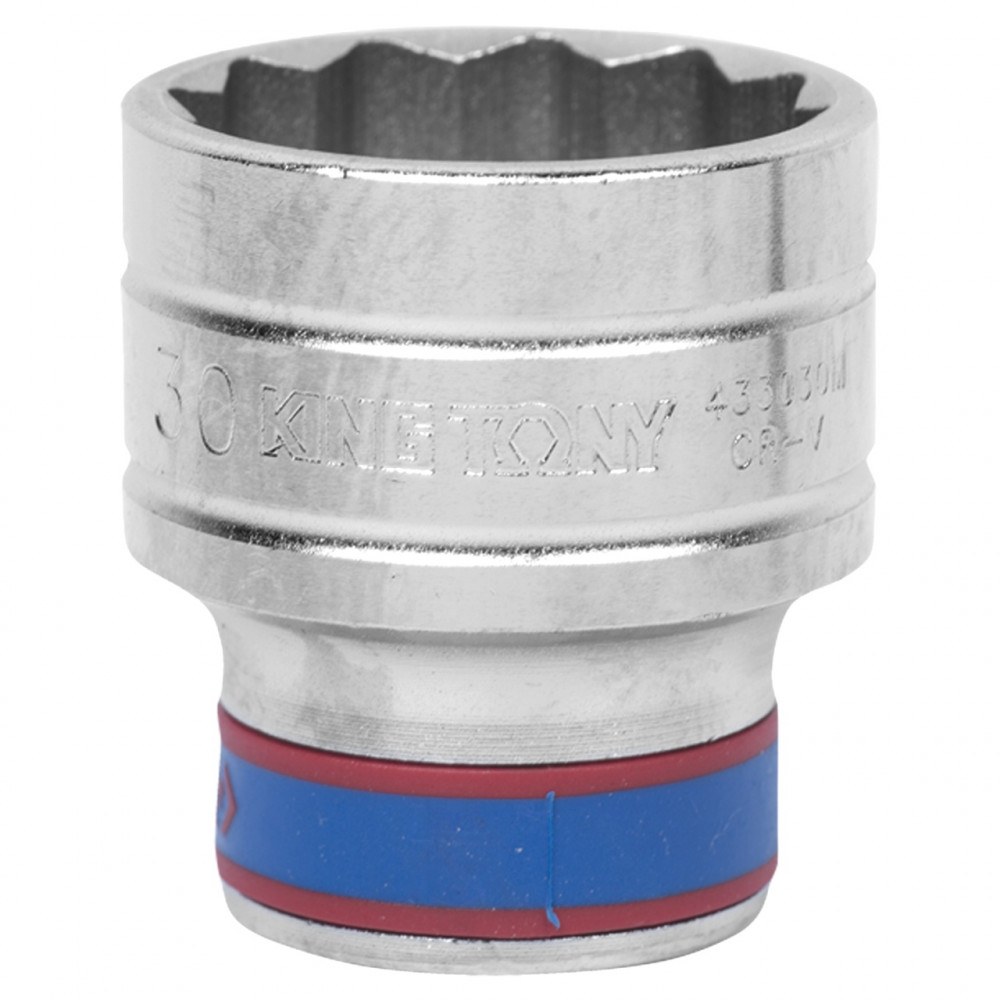 Головка торцевая стандартная двенадцатигранная 1/2", 30 мм KING TONY 433030M