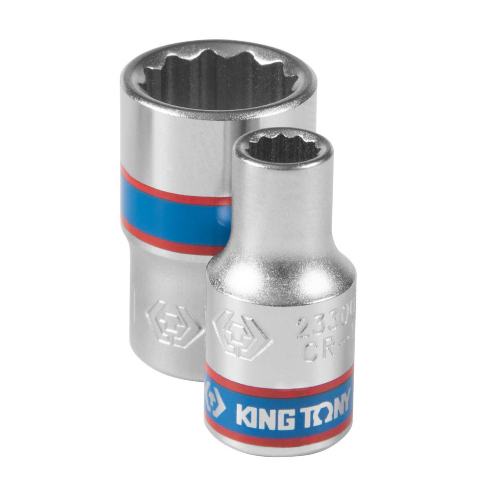 Головка торцевая стандартная двенадцатигранная 1/4", 4 мм KING TONY 233004M