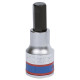 Насадка (бита) торцевая 1/2", Hex, 10 мм, L = 60 мм KING TONY 402510