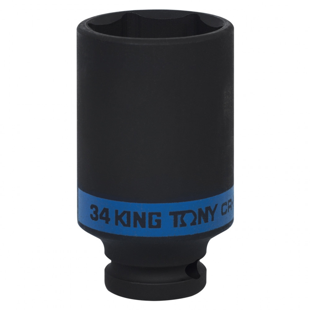 Головка торцевая ударная глубокая шестигранная 1/2", 34 мм KING TONY 443534M