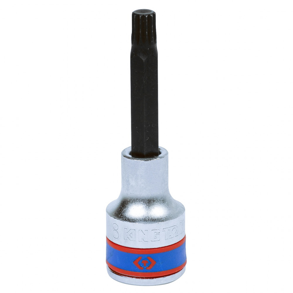 Насадка (бита) торцевая 1/2", Spline, M8, L = 80 мм KING TONY 403608