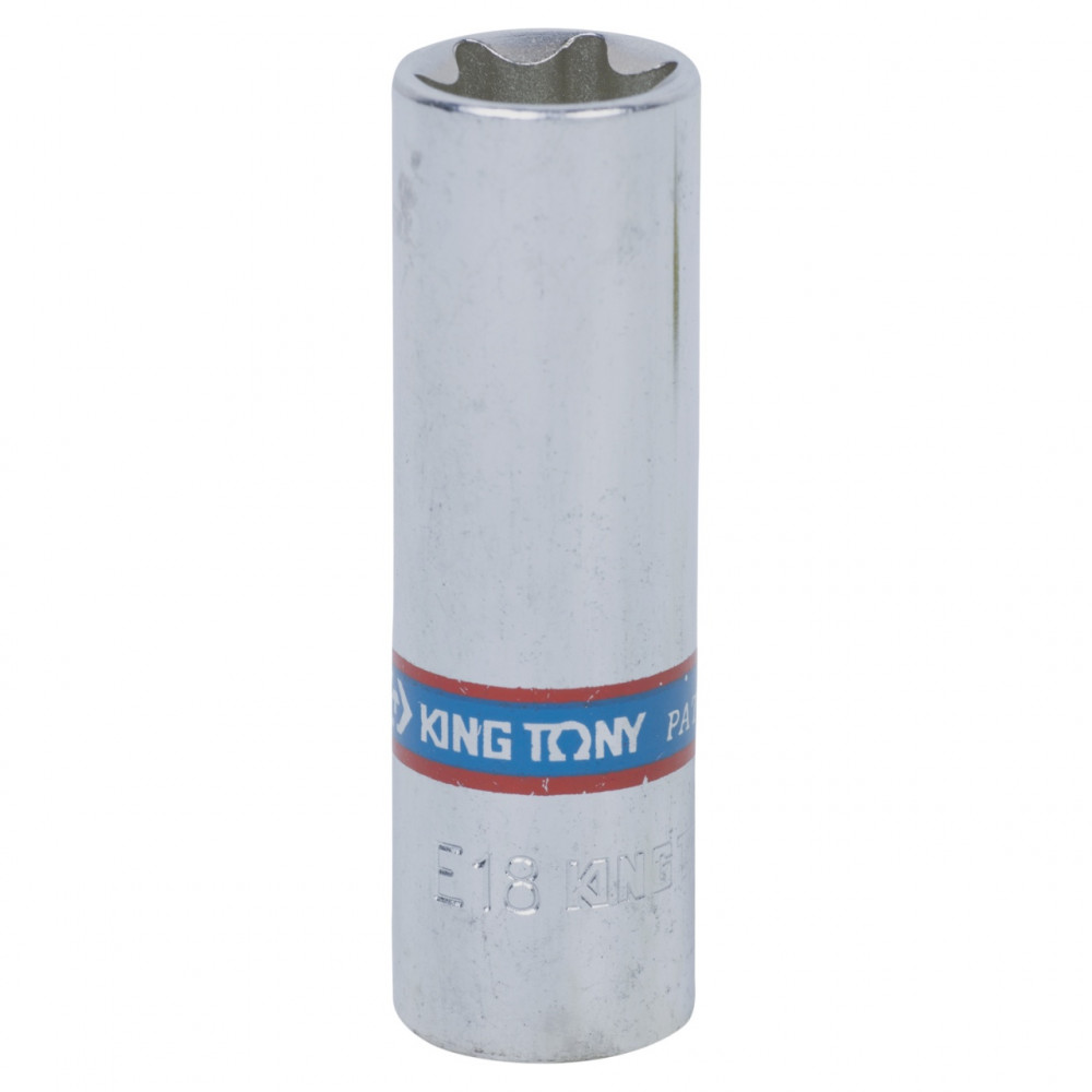 Головка торцевая TORX Е-стандарт 3/8", E18, L = 63 мм KING TONY 327518M