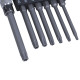 Набор вставок (бит) с воротком-битодержателем 1/4", Torx, T10-T40, L = 60 мм, 8 предметов KING TONY 2128PR