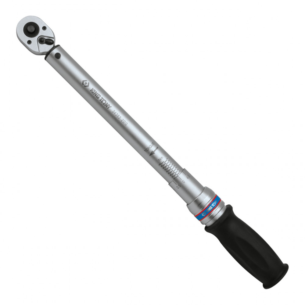 Динамометрический ключ 3/8", 10-60 Нм, "EXACT", для левой и правой резьбы, футляр KING TONY 34362-3DG