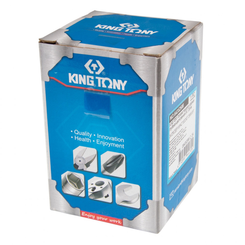 Головка торцевая ударная глубокая шестигранная 3/4", 26 мм KING TONY 643526M
