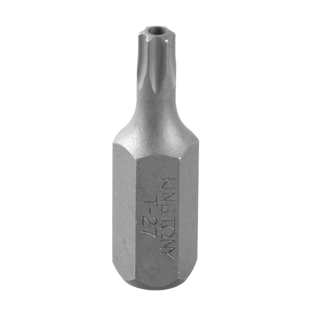 Вставка (бита) торцевая 10 мм, Torx, Т27, 36 мм, с отверстием KING TONY 163627U