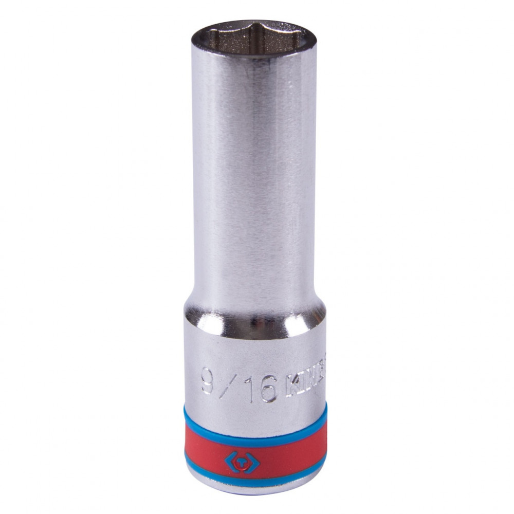 Головка торцевая глубокая шестигранная 1/2", 9/16", дюймовая KING TONY 423518S