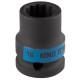Головка торцевая ударная двенадцатигранная 1/2", 16 мм KING TONY 453016M
