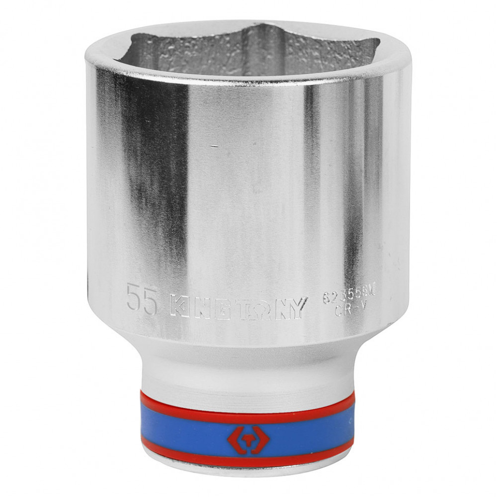Головка торцевая глубокая шестигранная 3/4", 55 мм KING TONY 623555M