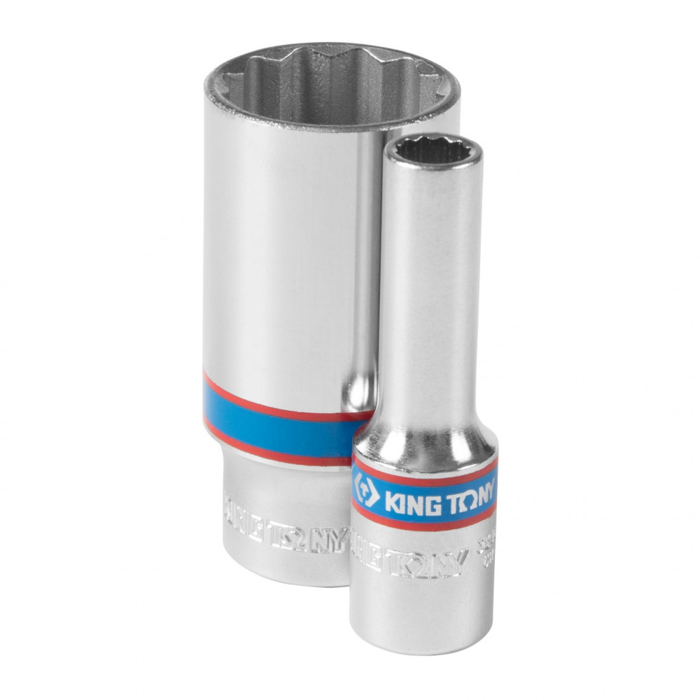 Головка торцевая глубокая двенадцатигранная 3/8", 12 мм KING TONY 323012M