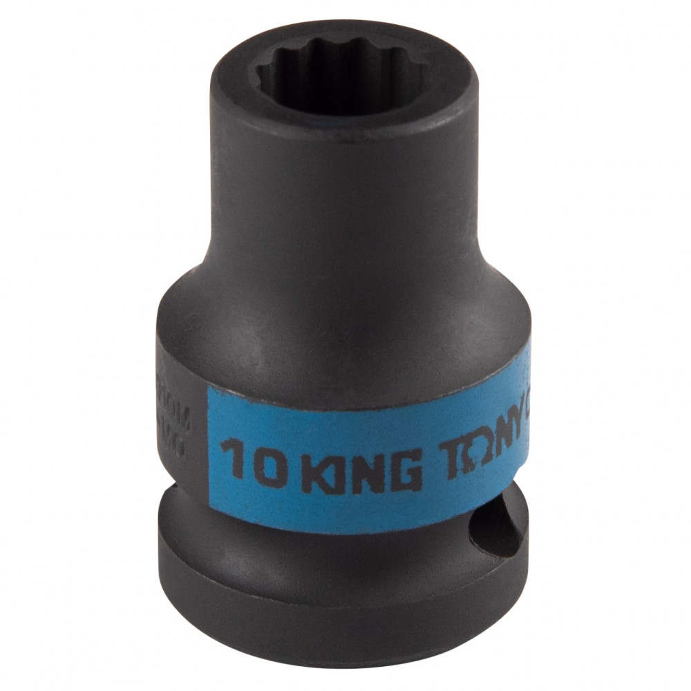 Головка торцевая ударная двенадцатигранная 1/2", 10 мм KING TONY 453010M