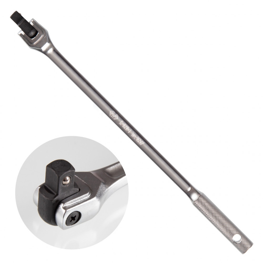 Вороток 1/2", 375 мм, с шарниром KING TONY 4453-15F