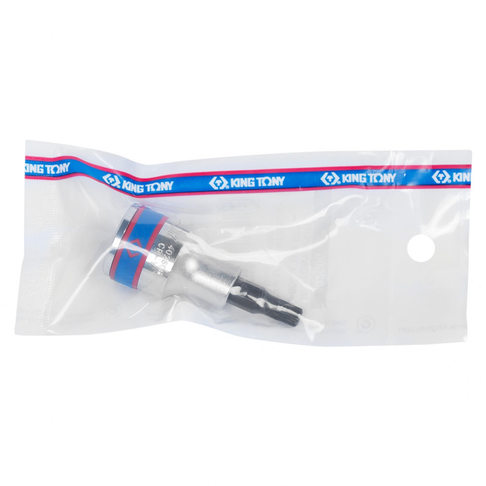 Насадка (бита) торцевая 1/2", Spline, M6, L = 60 мм KING TONY 402606