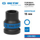 Головка торцевая ударная шестигранная 1/2", 15 мм KING TONY 453515M