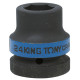 Головка торцевая ударная шестигранная 1", 24 мм KING TONY 853524M