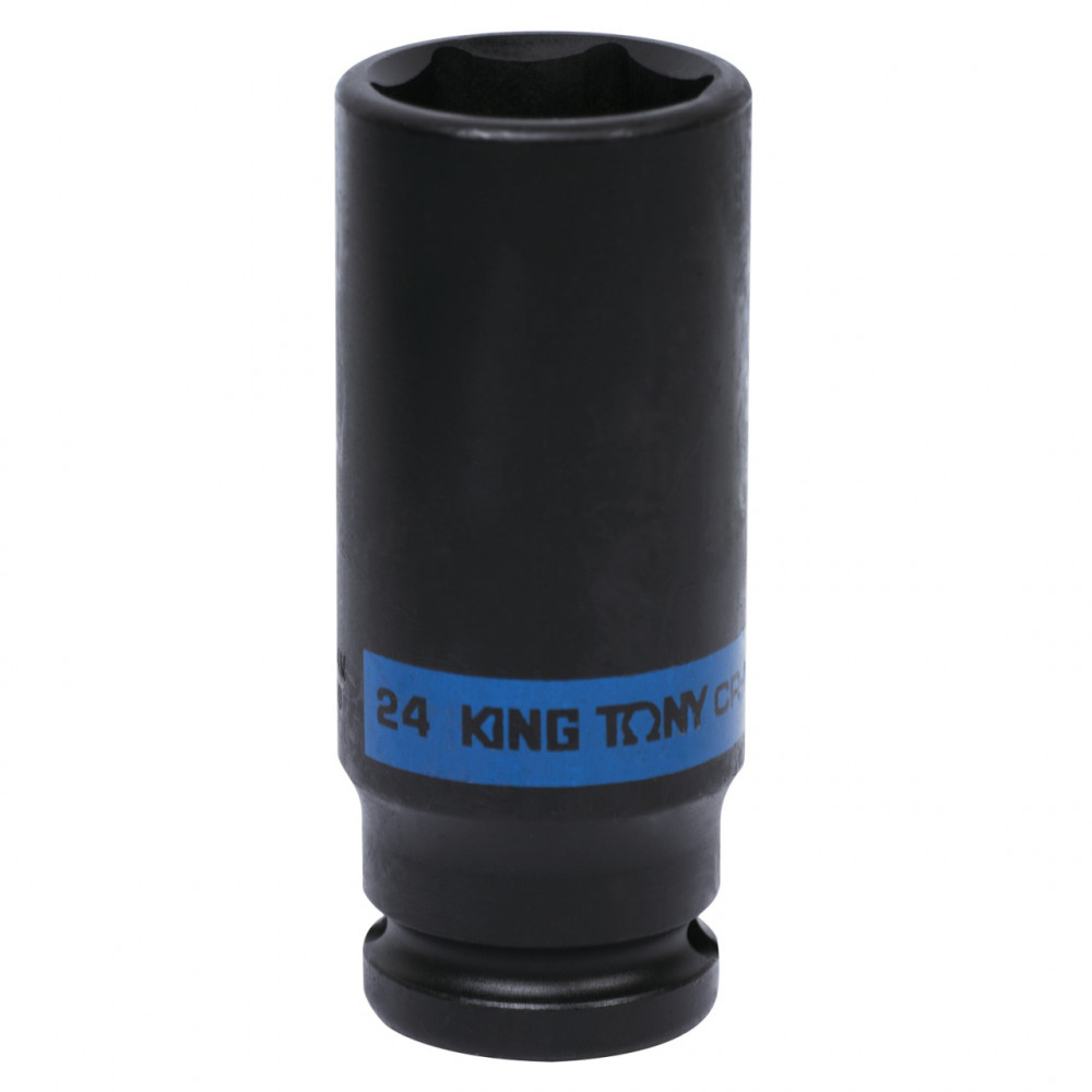 Головка торцевая ударная глубокая шестигранная 1/2", 24 мм KING TONY 443524M
