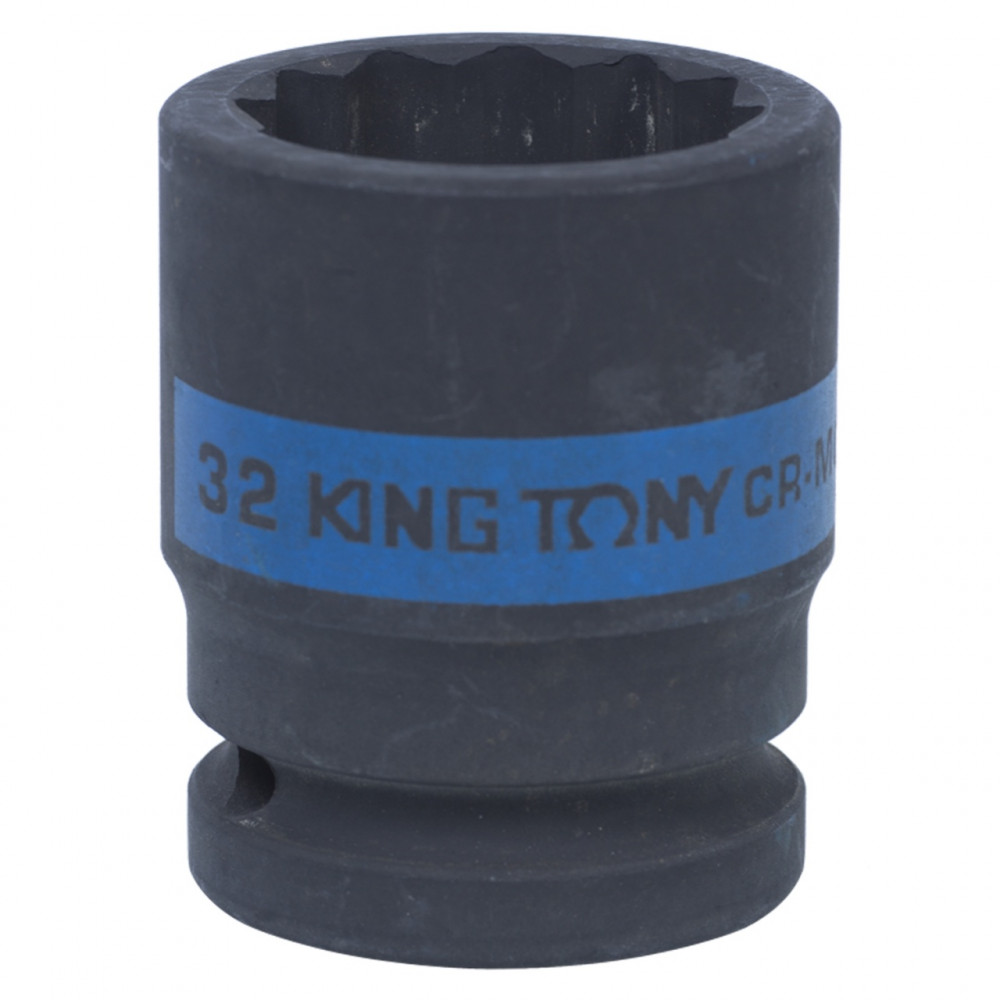 Головка торцевая ударная двенадцатигранная 3/4", 32 мм KING TONY 653032M