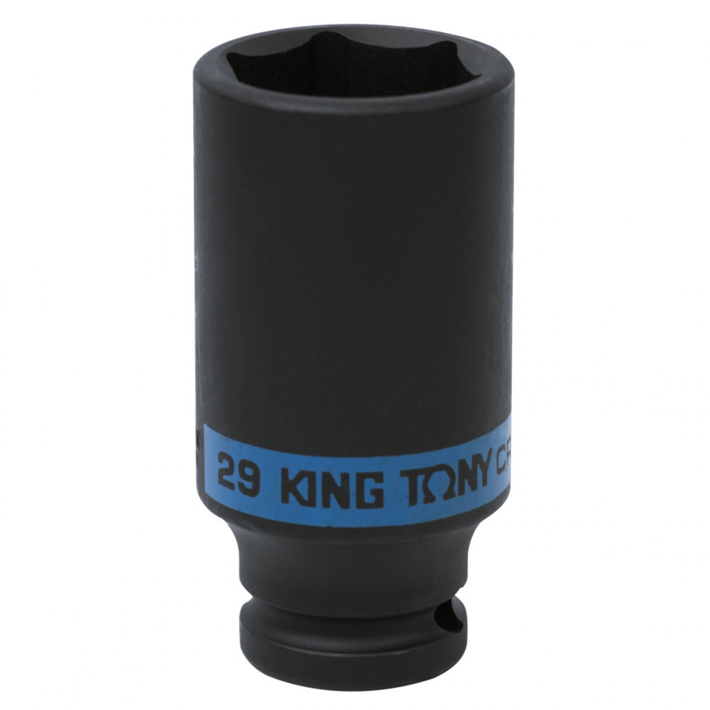 Головка торцевая ударная глубокая шестигранная 1/2", 29 мм KING TONY 443529M