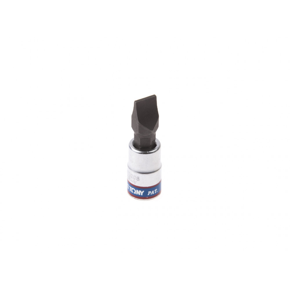 Насадка (бита) торцевая 1/4", Slotted, 8х1,2 мм, L = 37 мм KING TONY 203208