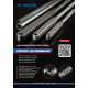 Динамометрический ключ 3/4", 110-550 Нм, "ALUMINIUM", футляр KING TONY 3465G-1FB