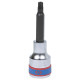 Насадка (бита) торцевая 1/2", Torx, T30, L = 80 мм, с отверстием KING TONY 403730