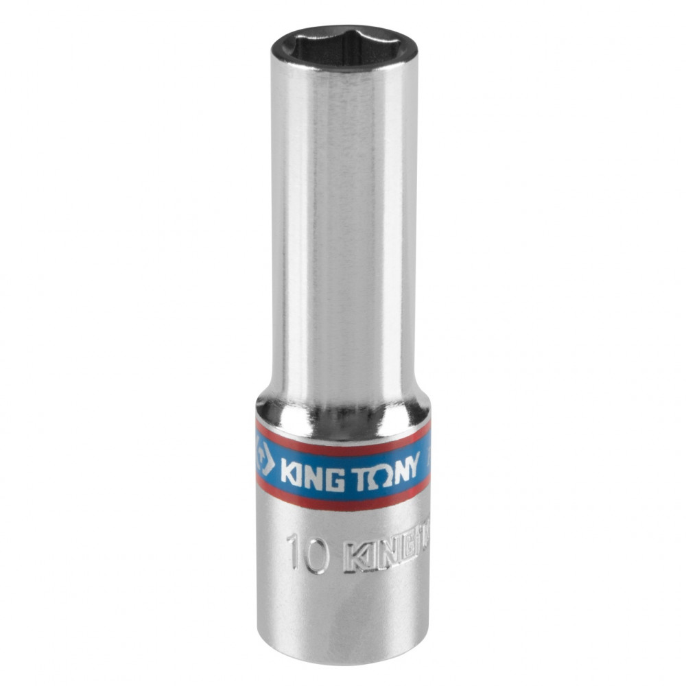 Головка торцевая глубокая шестигранная 3/8", 10 мм KING TONY 323510M