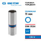 Головка торцевая глубокая шестигранная 1/4", 11 мм KING TONY 223511M