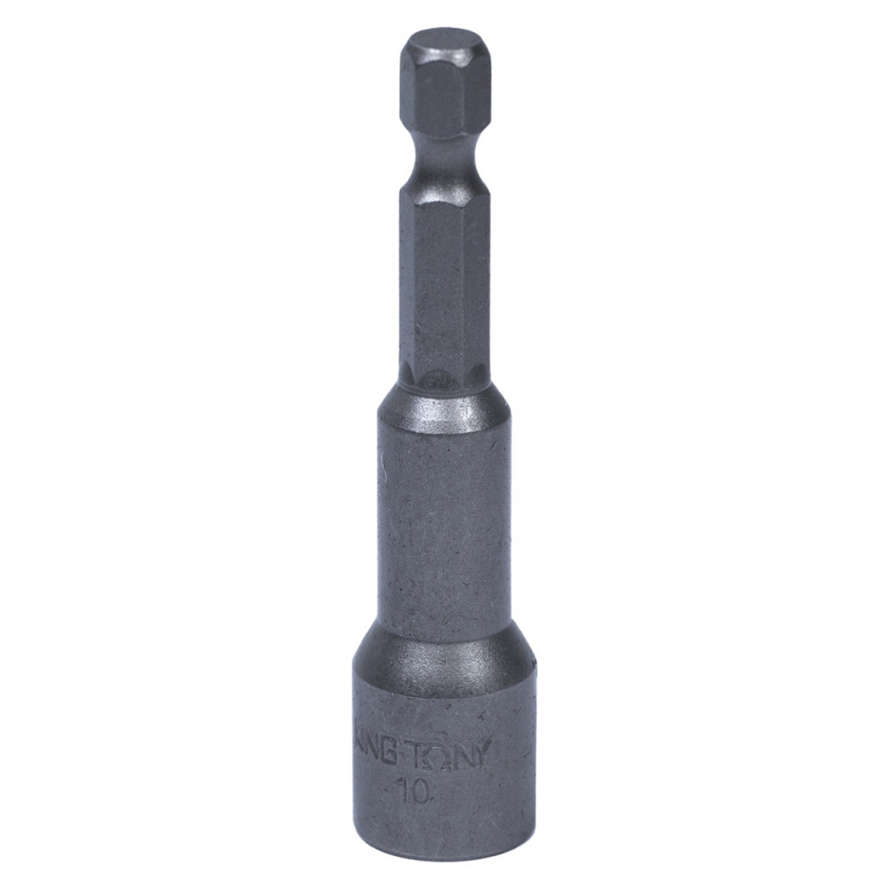 Головка для шуруповерта шестигранная 1/4", 8 мм, L = 65 мм, магнитная KING TONY 7616508M
