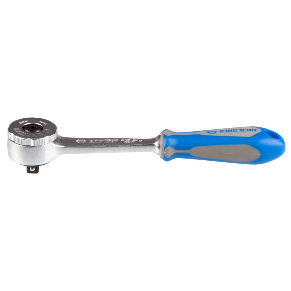 Трещотка 1/4", 144 мм, 72 зубца, дисковый механизм KING TONY 2759-55G