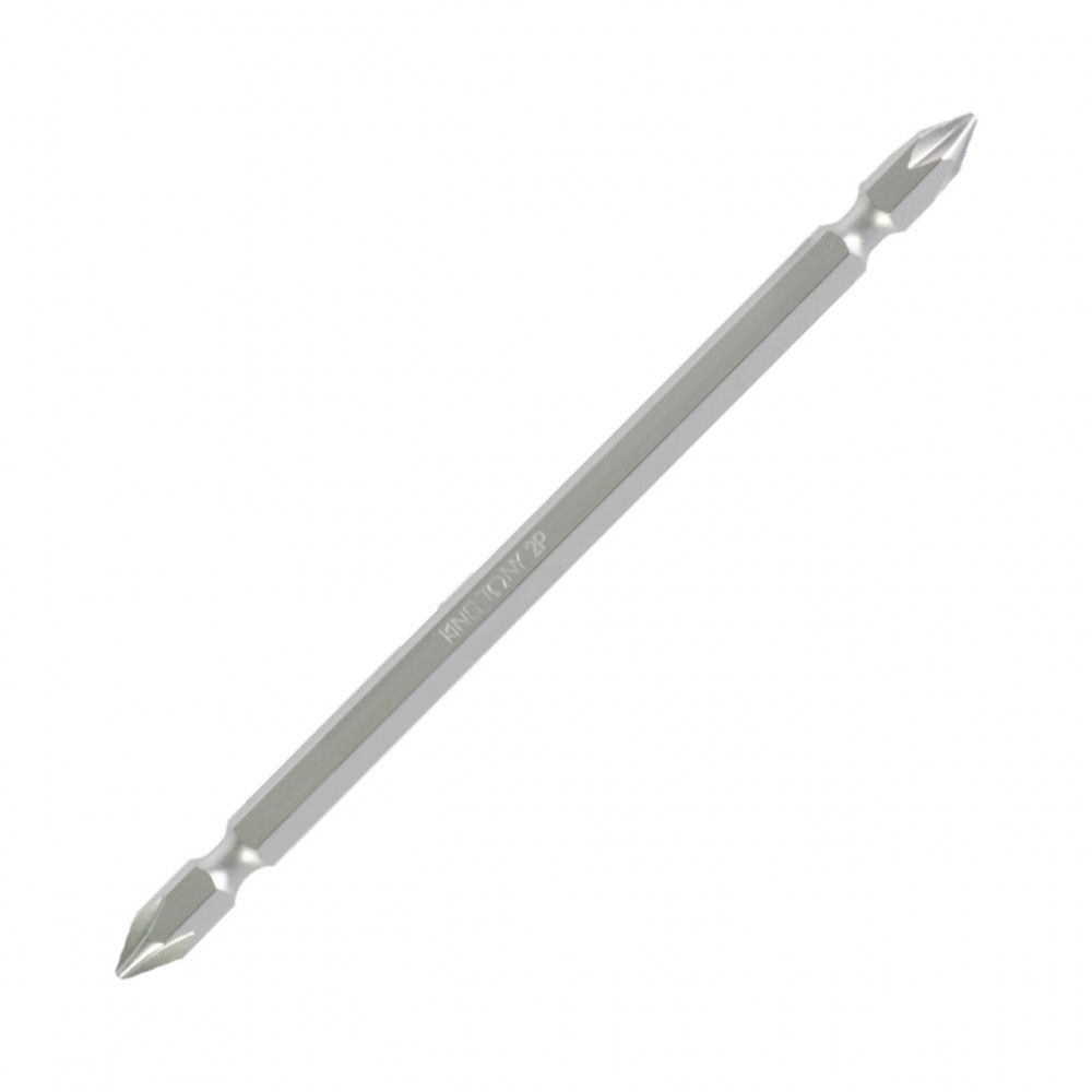 Вставка (бита) торцевая 1/4", Phillips, PH2, 150 мм, двухсторонняя, для шуруповерта KING TONY 131502P