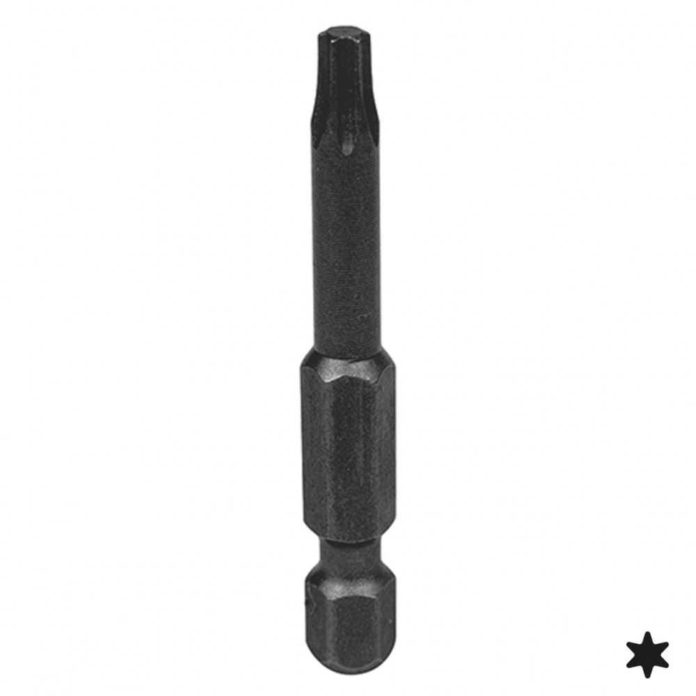 Вставка (бита) торцевая 1/4", Torx, Т8, 50 мм, для шуруповерта KING TONY 715008T