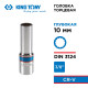Головка торцевая глубокая двенадцатигранная 3/8", 10 мм KING TONY 323010M