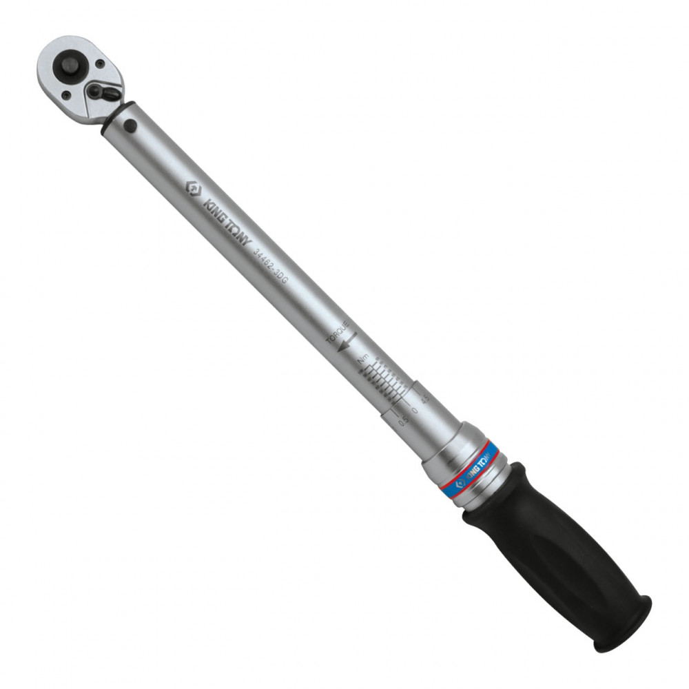 Динамометрический ключ 1/2", 20-100 Нм, "EXACT", для левой и правой резьбы, футляр KING TONY 34462-3DG