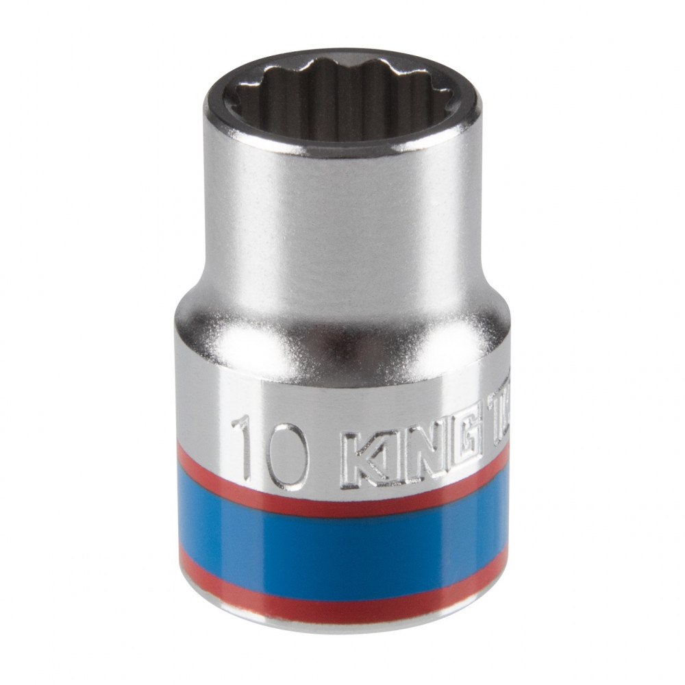 Головка торцевая стандартная двенадцатигранная 3/8", 10 мм KING TONY 333010M