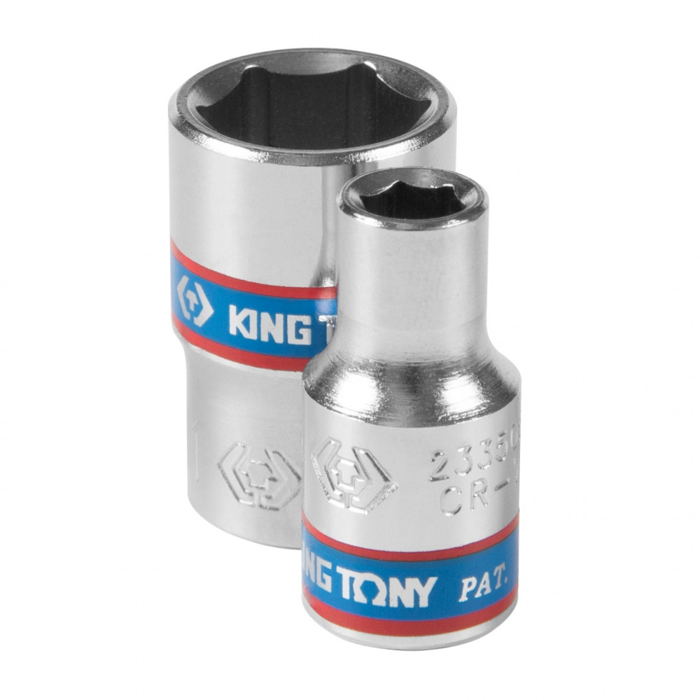 Головка торцевая стандартная шестигранная 1/4", 11 мм KING TONY 233511M