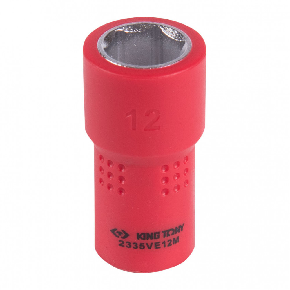 Головка торцевая диэлектрическая шестигранная 1/4", 12 мм KING TONY 2335VE12M