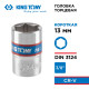 Головка торцевая стандартная шестигранная 3/8", 13 мм KING TONY 333513M