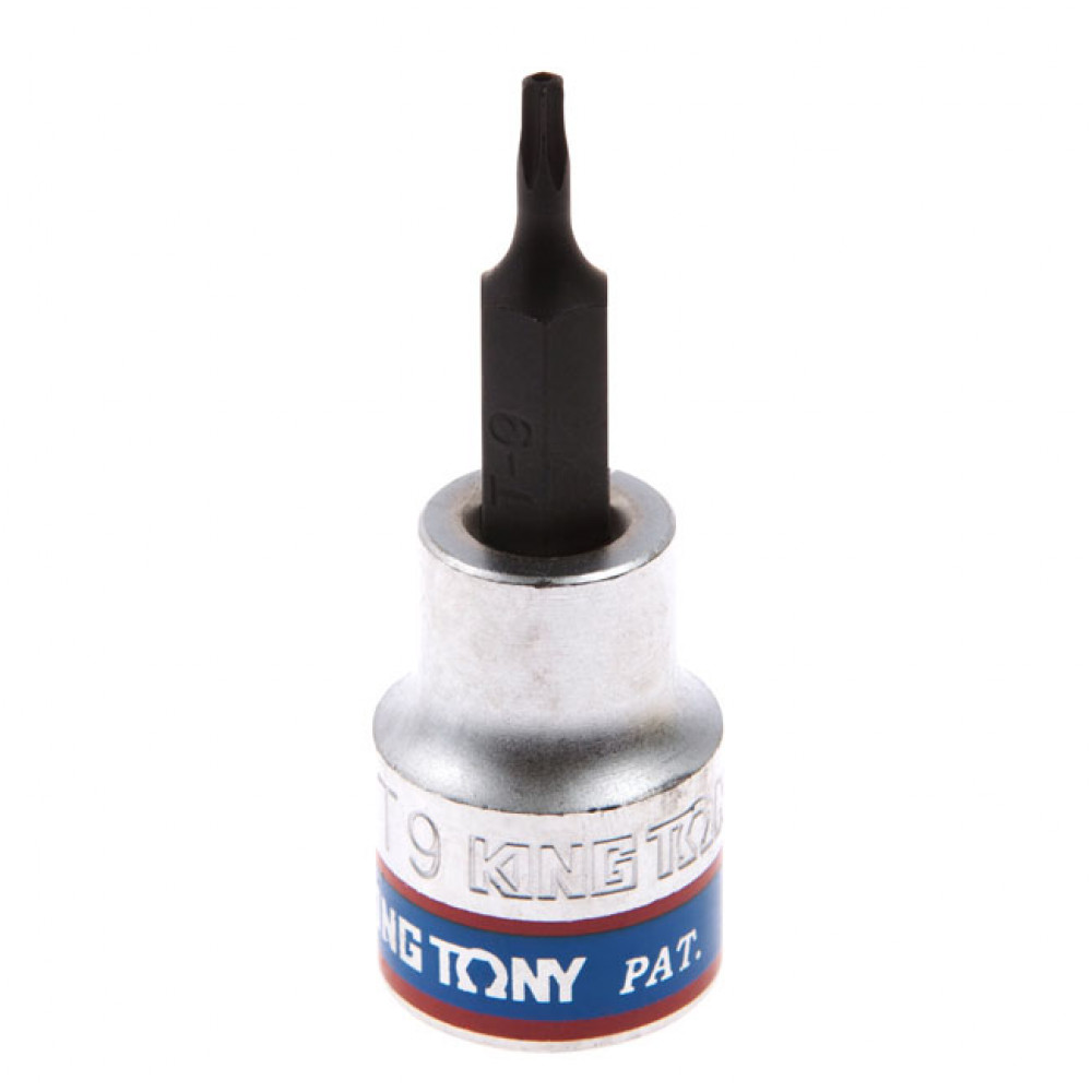 Насадка (бита) торцевая 3/8", Torx, T9, L = 50 мм, с отверстием KING TONY 302709