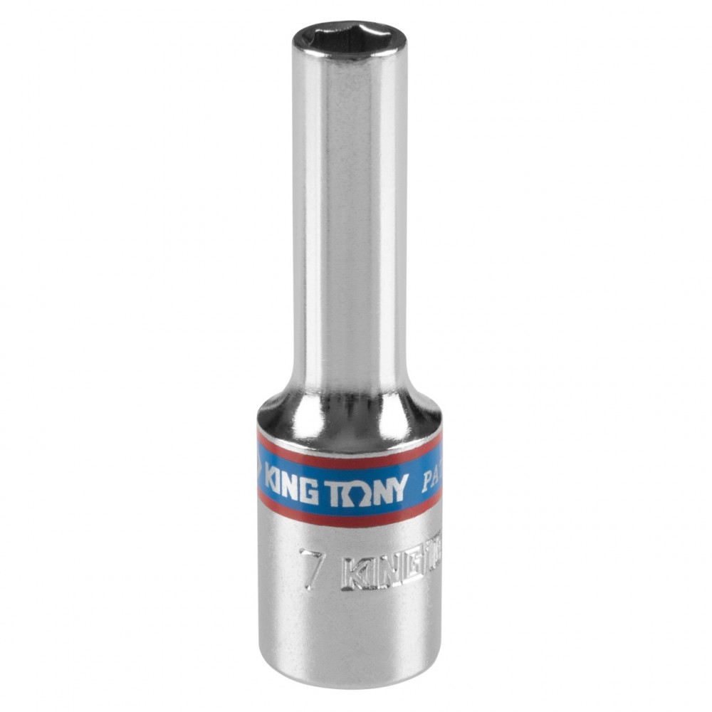 Головка торцевая глубокая шестигранная 3/8", 7 мм KING TONY 323507M