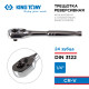 Трещотка 1/4", 140 мм, 24 зубца, флажковая с кнопкой KING TONY 2761-55P