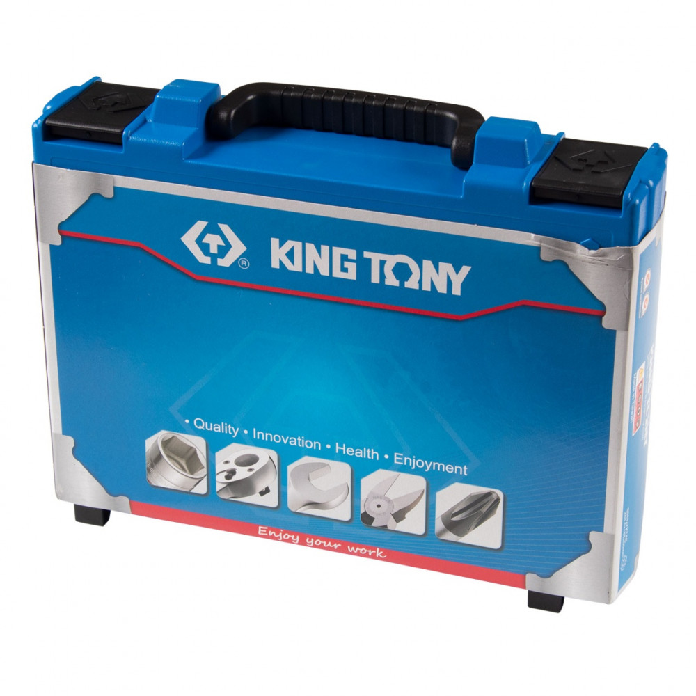 Набор ударных торцевых головок 1/2", шестигранные, 8-36 мм, 27 предметов KING TONY 4427MP