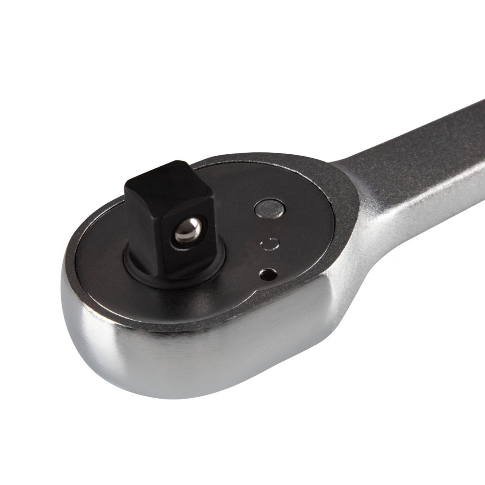 Трещотка 1/2", 262 мм, 32 зубца, флажковая, фиксатор KING TONY 4779-10GR