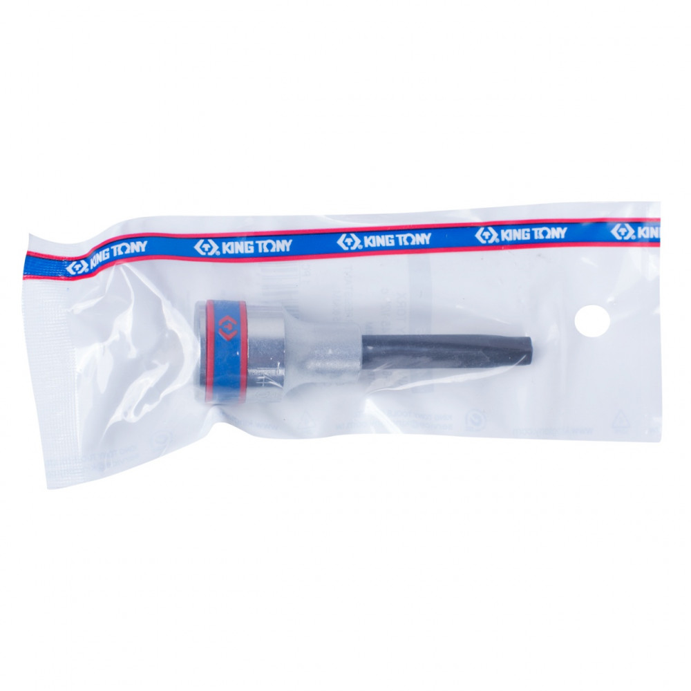 Насадка (бита) торцевая 1/2", Torx, T45, L = 80 мм, с отверстием KING TONY 403745