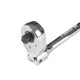 Трещотка 3/8", 280 мм, 32 зубца, флажковая с кнопкой, шарнирная KING TONY 3781-11F