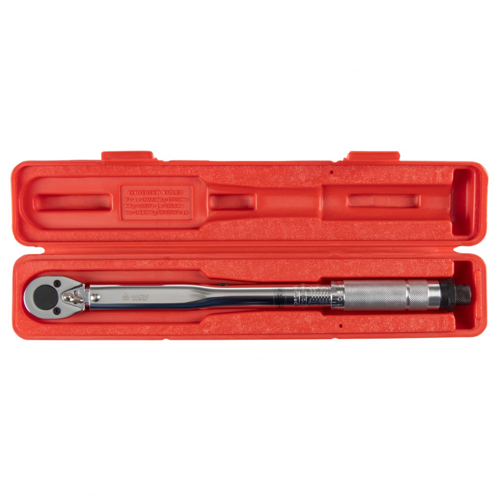 Ключ динамометрический 3/8", 7-105 Нм, в пластиковом кейсе МАСТАК 012-30105C