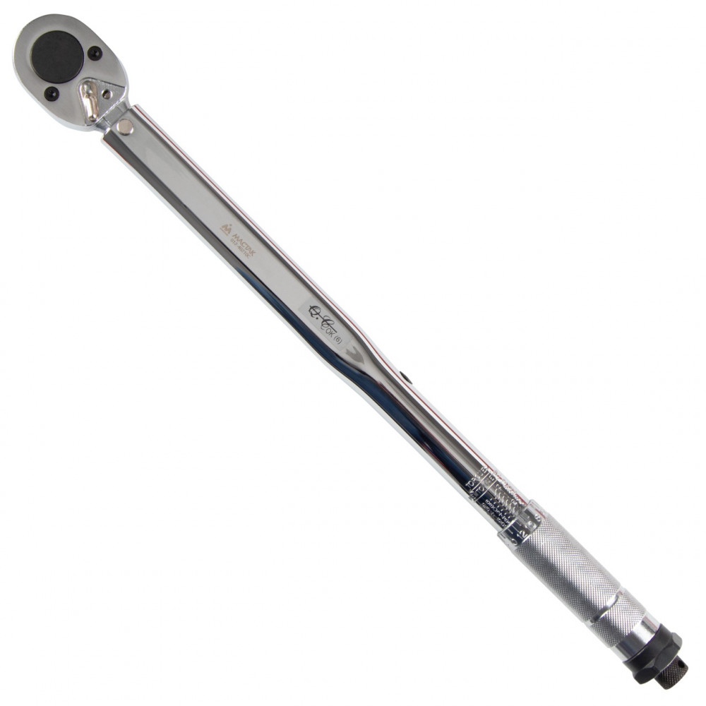 Ключ динамометрический 1/2", 28-210 Нм, в пластиковом кейсе МАСТАК 012-40210C