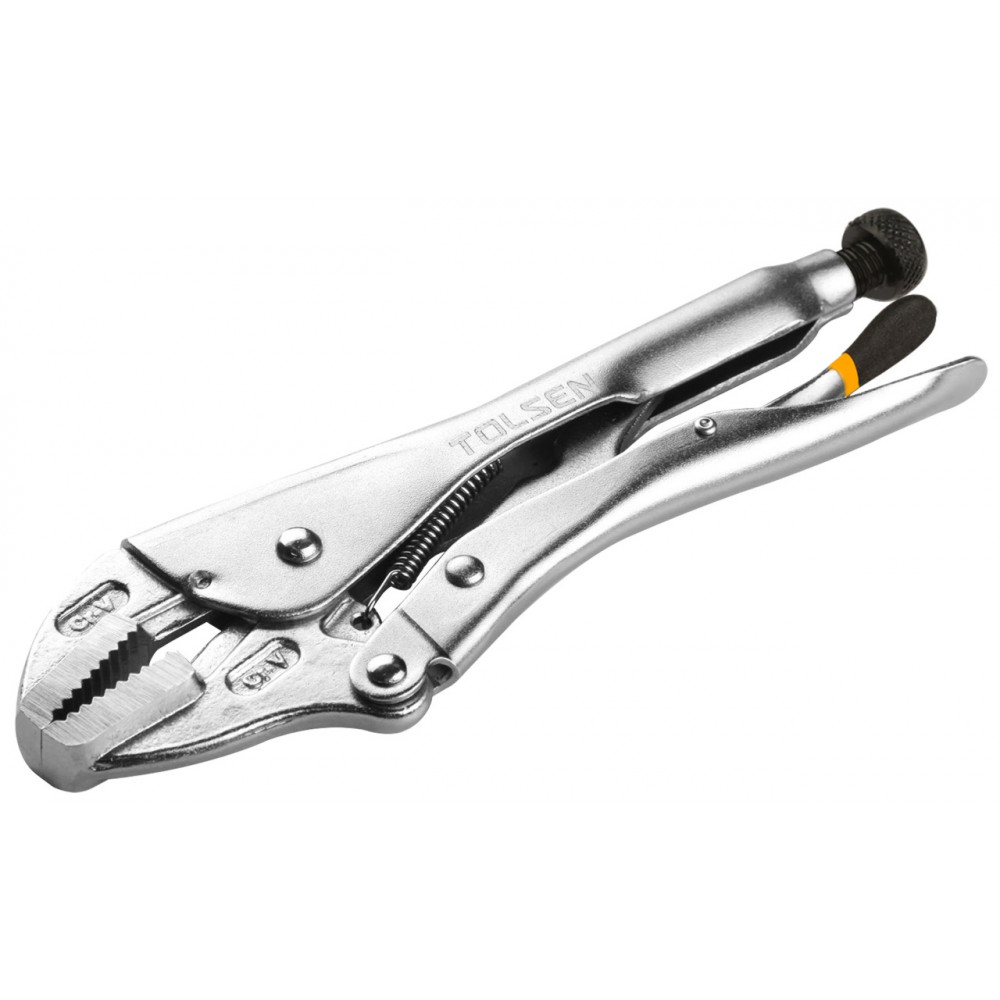 Зажим с фиксатором 250 мм, с прямыми губками TOLSEN TT10048